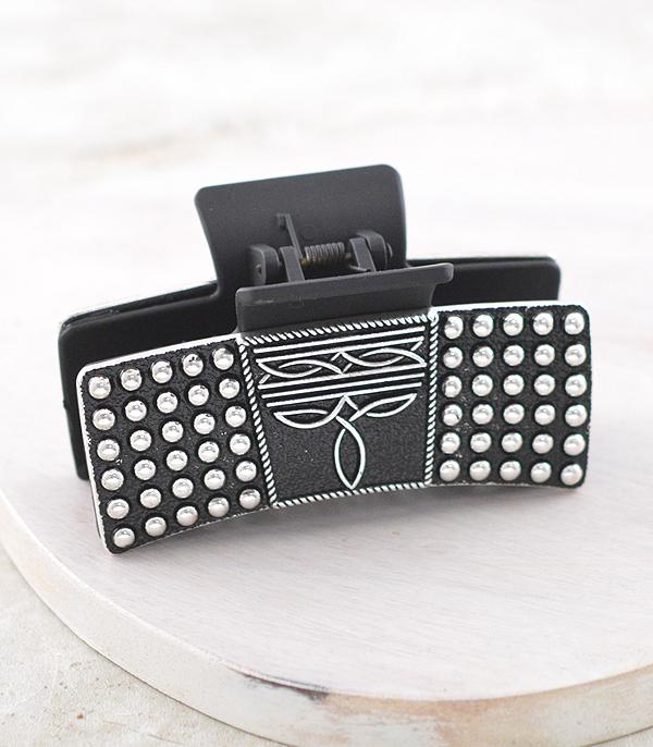 WHAT'S NEW :: Wholesale Western Boot Stitch Hair Claw Clip