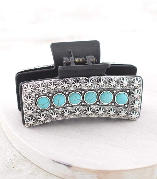 WHAT'S NEW :: Wholesale Western Turquoise Hair Claw Clip