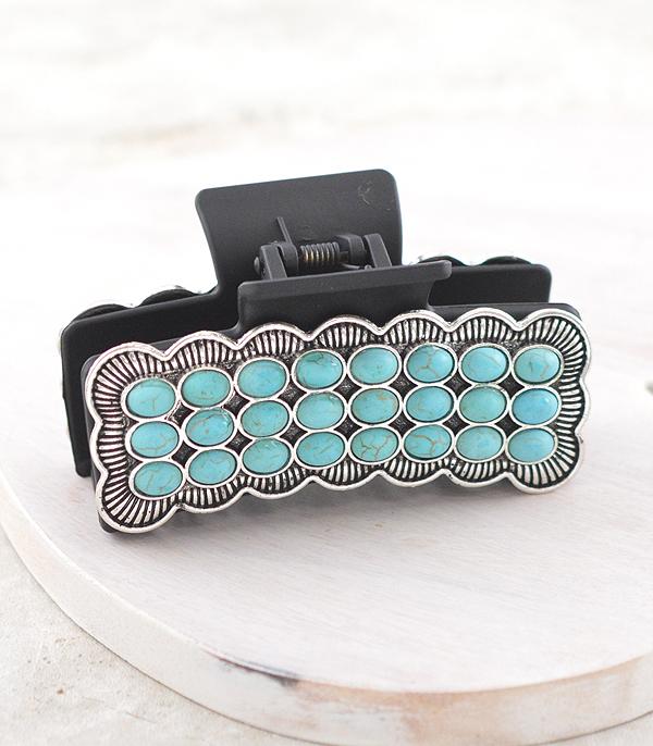 WHAT'S NEW :: Wholesale Western Turquoise Hair Claw Clip
