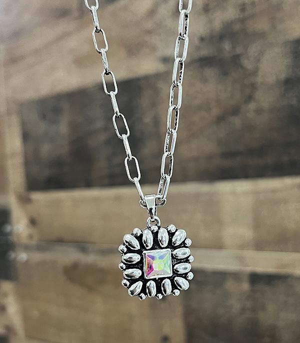 WHAT'S NEW :: Wholesale Western Concho Pendant Necklace