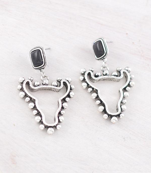 WHAT'S NEW :: Wholesale Western Steer Skull Earrings