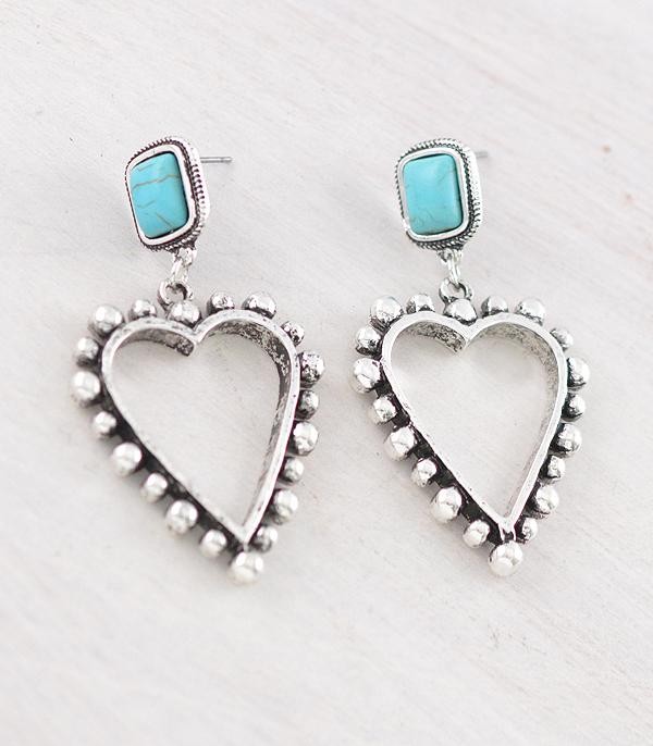 WHAT'S NEW :: Wholesale Western Heart Cut-Out Earrings