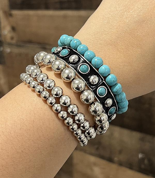 WHAT'S NEW :: Wholesale Western Turquoise Stackable Bracelet