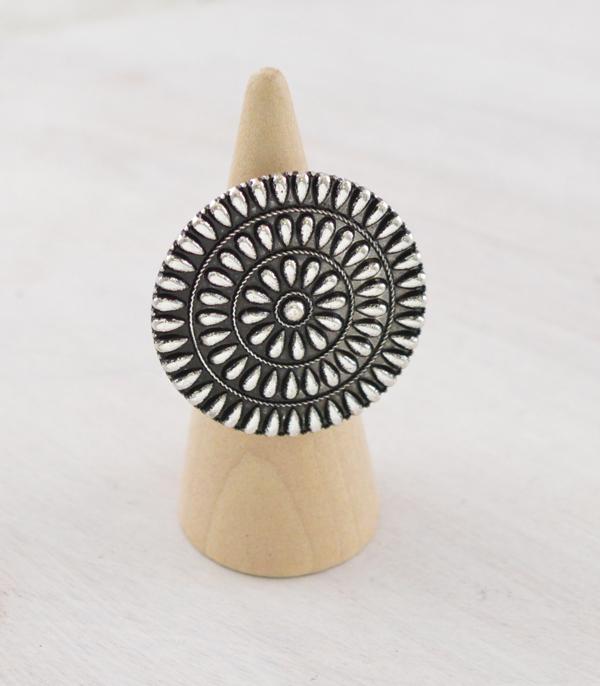 RINGS :: Wholesale Western Round Concho Ring