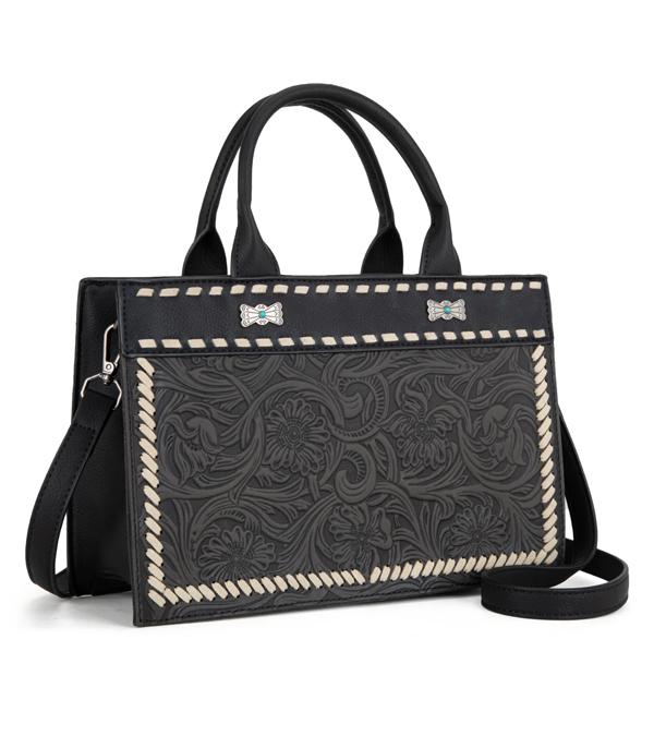 WHAT'S NEW :: Wholesale Montana West Tooled Tote Crossbody Bag