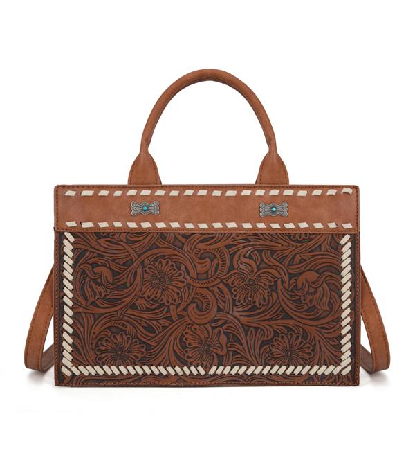 WHAT'S NEW :: Wholesale Montana West Tooled Tote Crossbody Bag