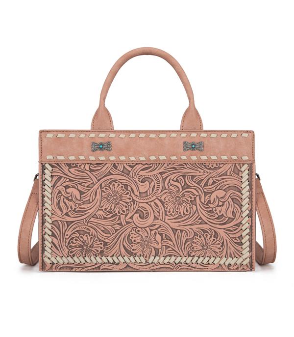 WHAT'S NEW :: Wholesale Montana West Tooled Tote Crossbody Bag