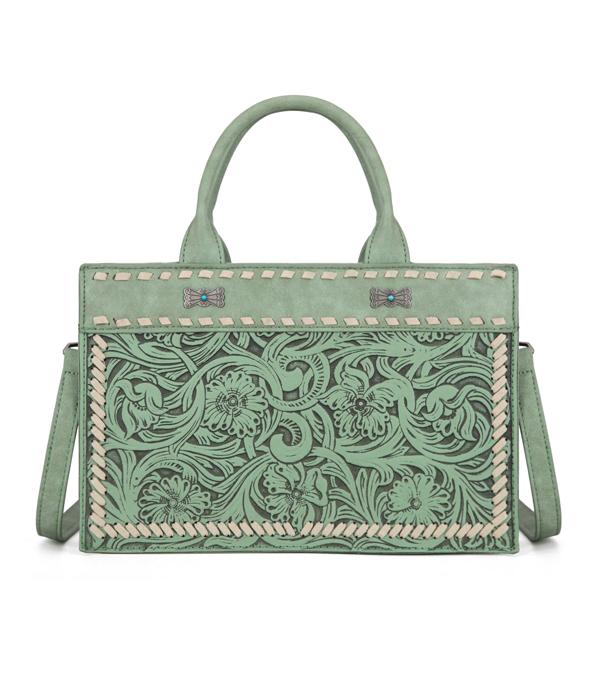 WHAT'S NEW :: Wholesale Montana West Tooled Tote Crossbody Bag