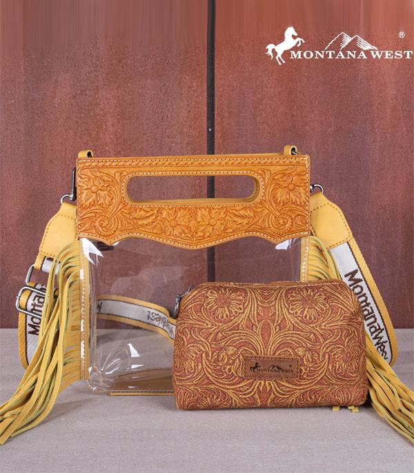 WHAT'S NEW :: Wholesale Montana West Fringe Clear Crossbody Bag