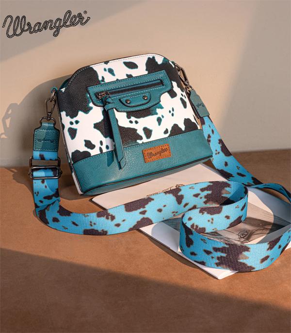 WHAT'S NEW :: Wholesale Wrangler Cow Print Crossbody Bag