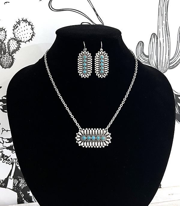 WHAT'S NEW :: Wholesale Western Concho Bar Necklace Set