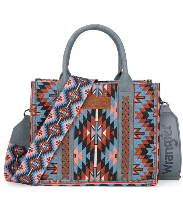 New Arrival :: Wholesale Wrangler Southwestern Tote Crossbody Bag