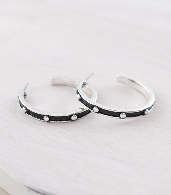 New Arrival :: Wholesale Tipi Brand Stud Hoop Earrings