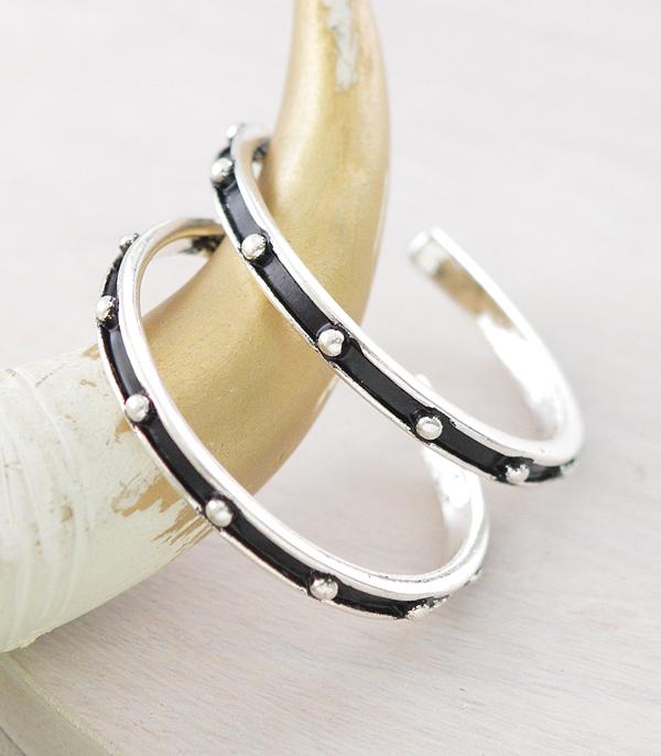 New Arrival :: Wholesale Tipi Brand Western Stud Hoop Earrings