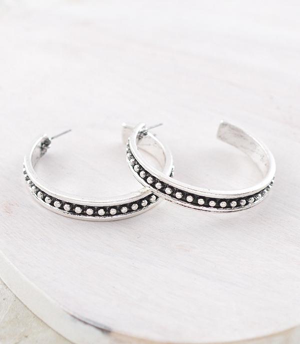 New Arrival :: Wholesale Tipi Brand Western Hoop Earrings