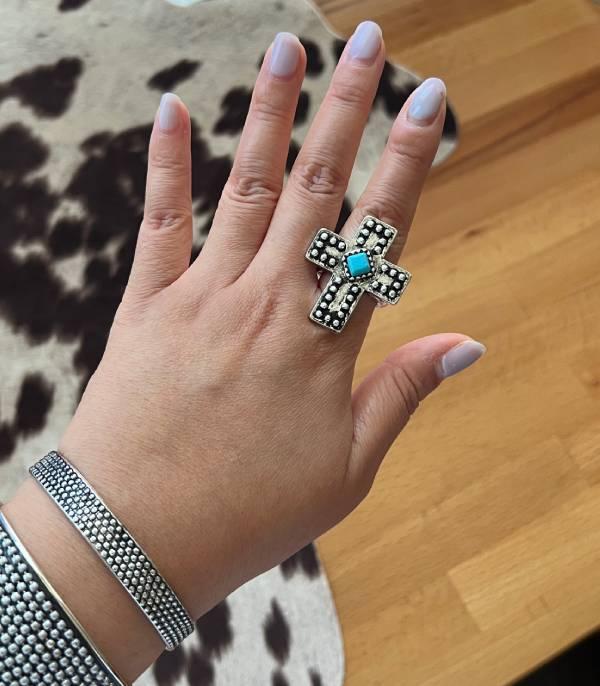 New Arrival :: Wholesale Western Tipi Brand Cross Ring