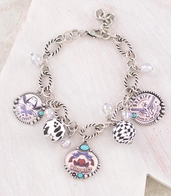 New Arrival :: Wholesale Western Vintage Charm Bracelet