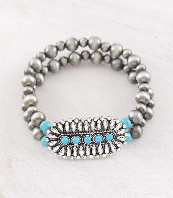 New Arrival :: Wholesale Western Concho Navajo Pearl Bracelet