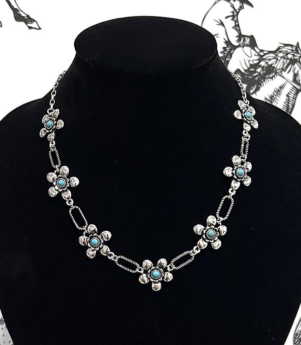 New Arrival :: Wholesale Western Flower Necklace