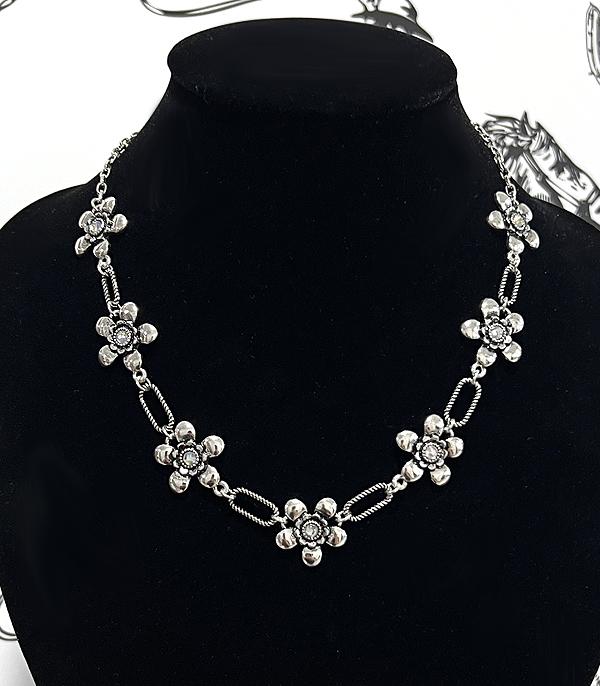New Arrival :: Wholesale Western Flower Necklace