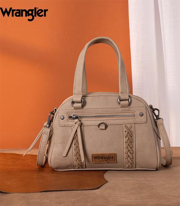 New Arrival :: Wholesale Wrangler Whipstitch Satchel Crossbody 