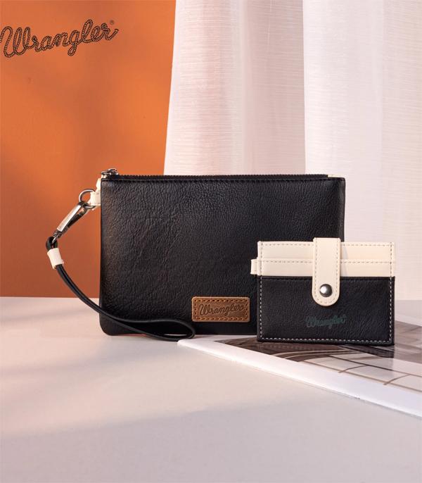 New Arrival :: Wholesale Wrangler Wristlet Cardholder Set