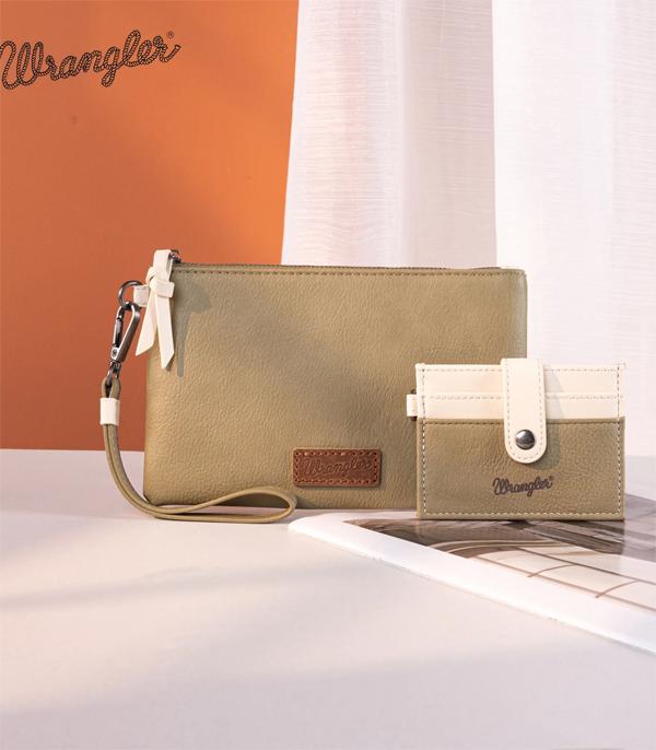 New Arrival :: Wholesale Wrangler Wristlet Cardholder Set