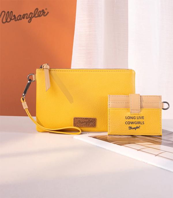 New Arrival :: Wholesale Wrangler Wristlet Cardholder Set