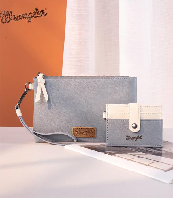 New Arrival :: Wholesale Wrangler Wristlet Cardholder Set
