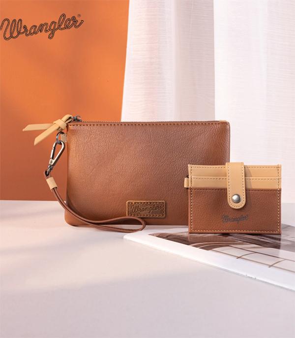 New Arrival :: Wholesale Wrangler Wristlet Cardholder Set