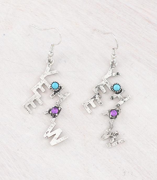 New Arrival :: Wholesale Western Yeehaw Earrings