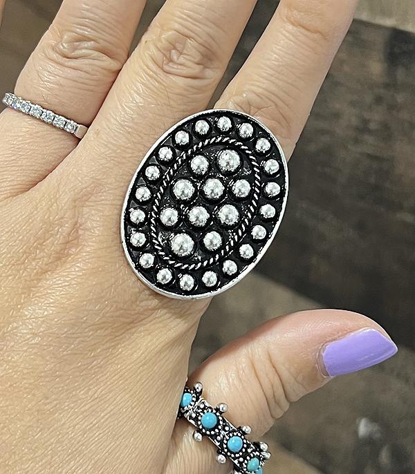 New Arrival :: Wholesale Tipi Brand Western Concho Ring