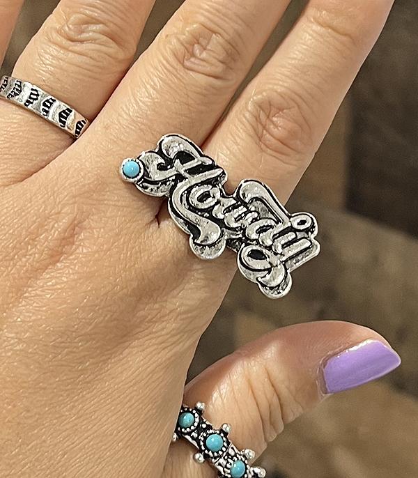 New Arrival :: Wholesale Western Howdy Ring