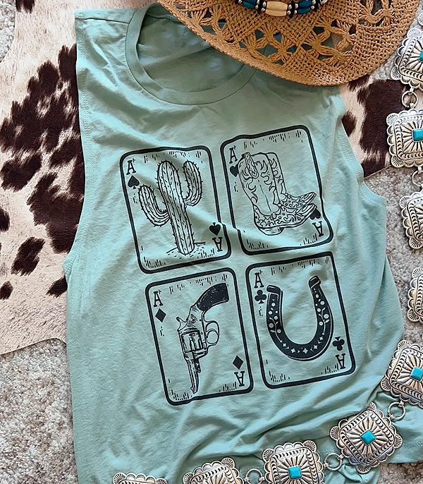 New Arrival :: Wholesale Western Soft Muscle Tank