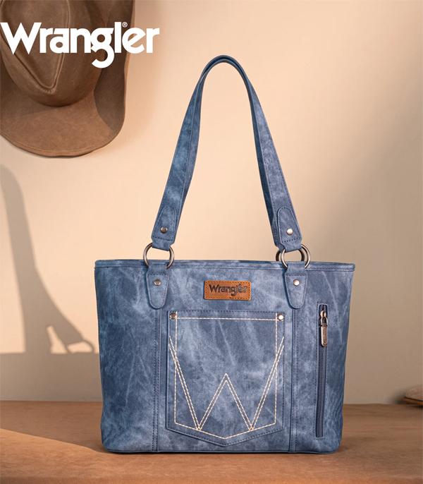 New Arrival :: Wholesale Wrangler Denim Pocket Tote Bag