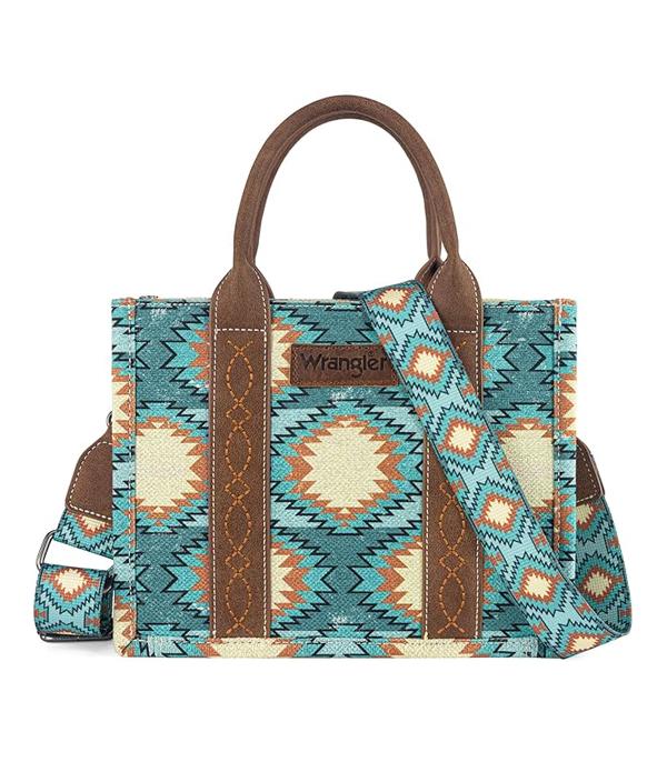 New Arrival :: Wholesale Wrangler Aztec Print Tote Crossbody