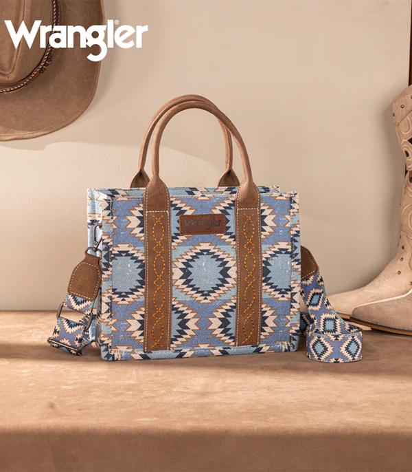 New Arrival :: Wholesale Wrangler Aztec Print Tote Crossbody