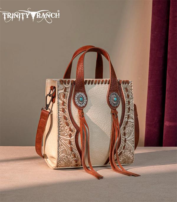 New Arrival :: Wholesale Trinity Ranch Tooled Mini Tote Crossbody