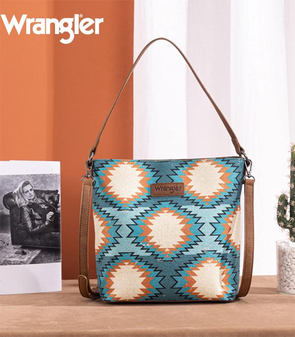 New Arrival :: Wholesale Wrangler Aztec Hobo Crossbody Bag