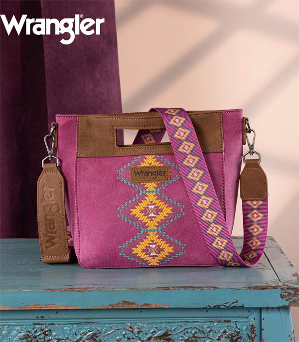 New Arrival :: Wholesale Wrangler Aztec Top Handle Crossbody Bag