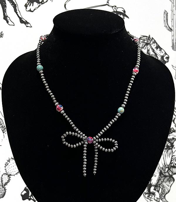 WHAT'S NEW :: Wholesale Western Navajo Pearl Bow Necklace