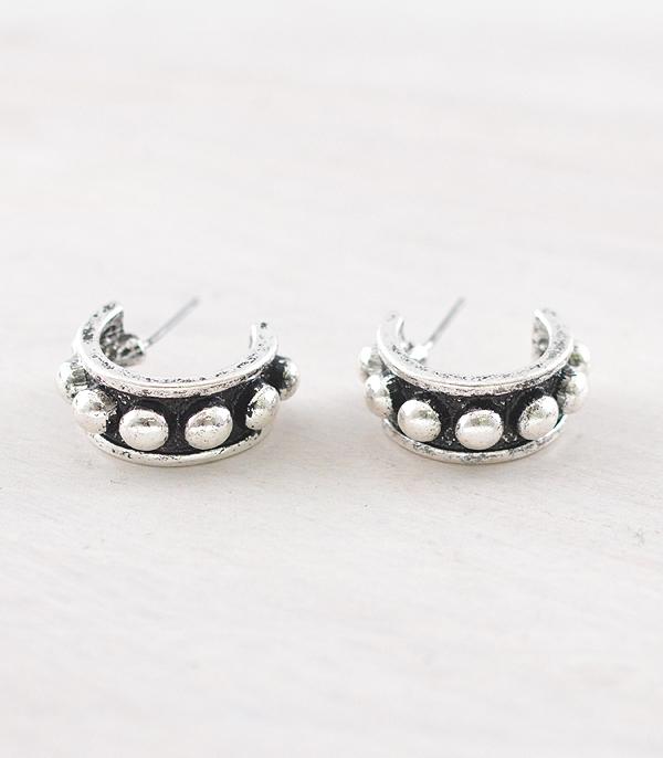 WHAT'S NEW :: Wholesale Western Studded Hoop Earrings