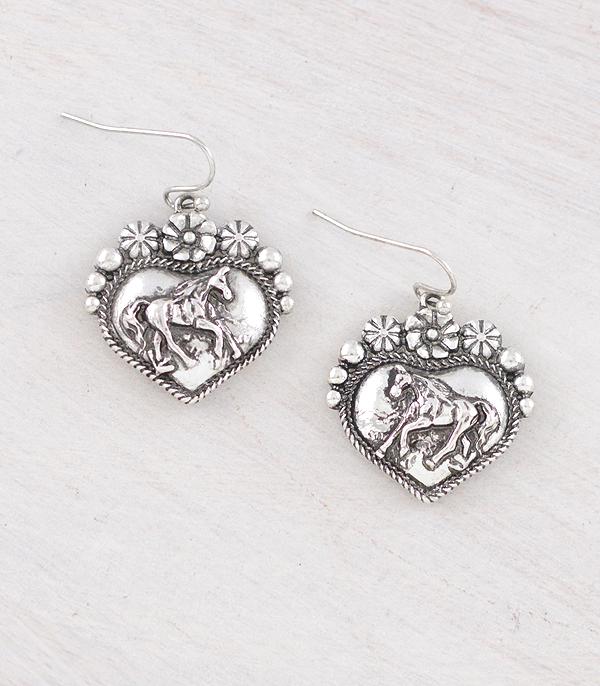 WHAT'S NEW :: Wholesale Western Heart Concho Earrings