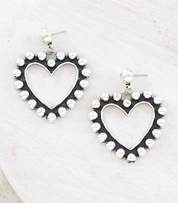 WHAT'S NEW :: Wholesale Western Trending Heart Stud Earrings