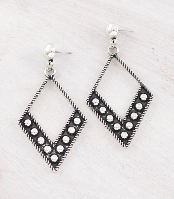 New Arrival :: Wholesale Western Studded Dangle Earrings