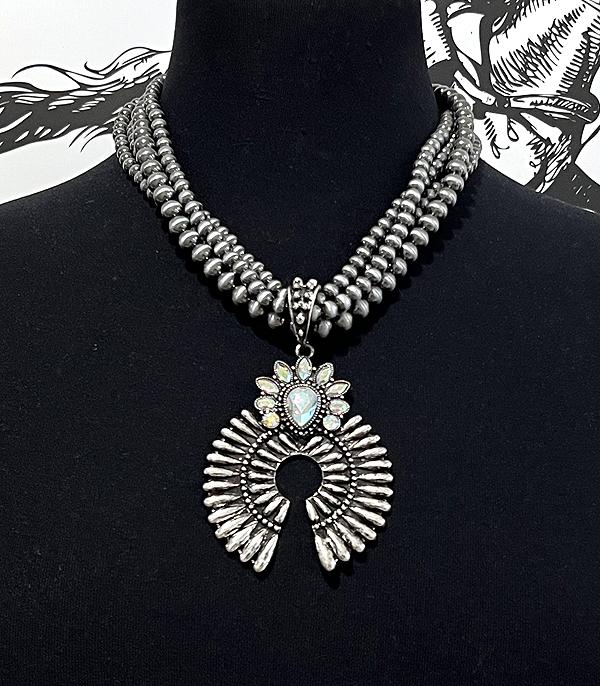 New Arrival :: Wholesale Western Squash Blossom Necklace