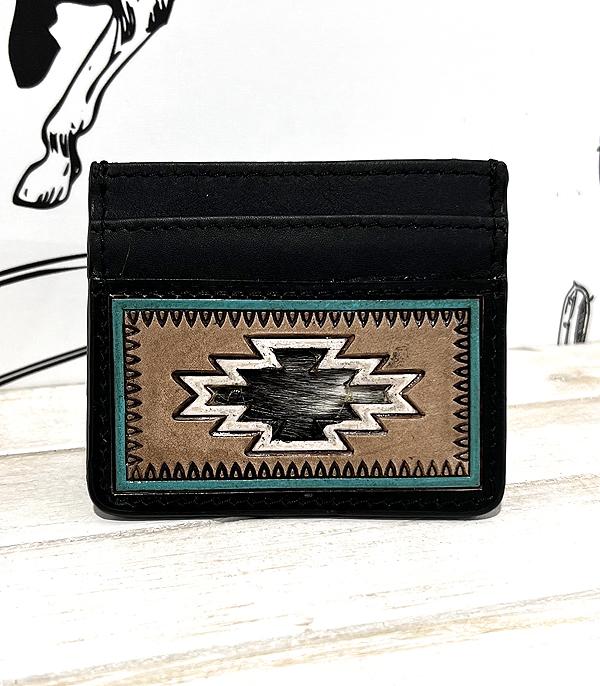 New Arrival :: Wholesale Western Leather Aztec Card Case