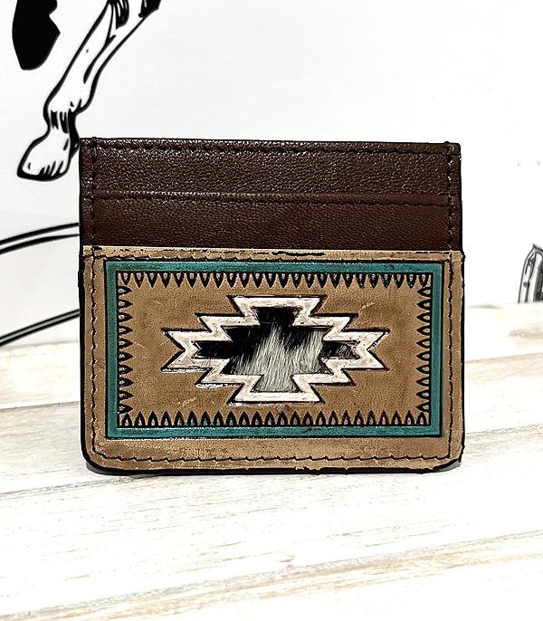 New Arrival :: Wholesale Western Aztec Leather Card Case