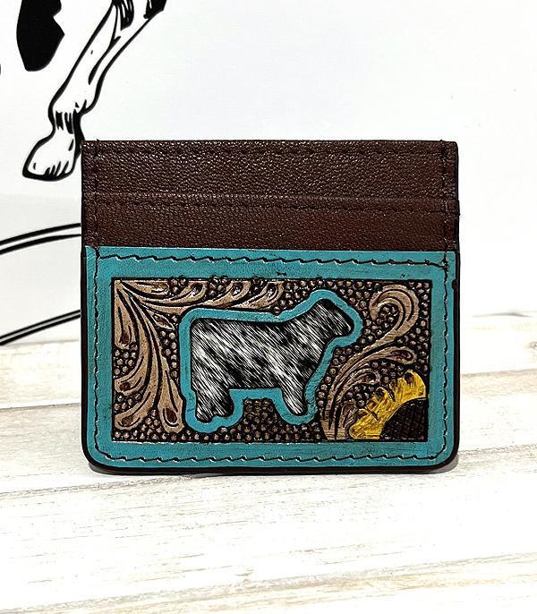 New Arrival :: Wholesale Western Cow Leather Card Case