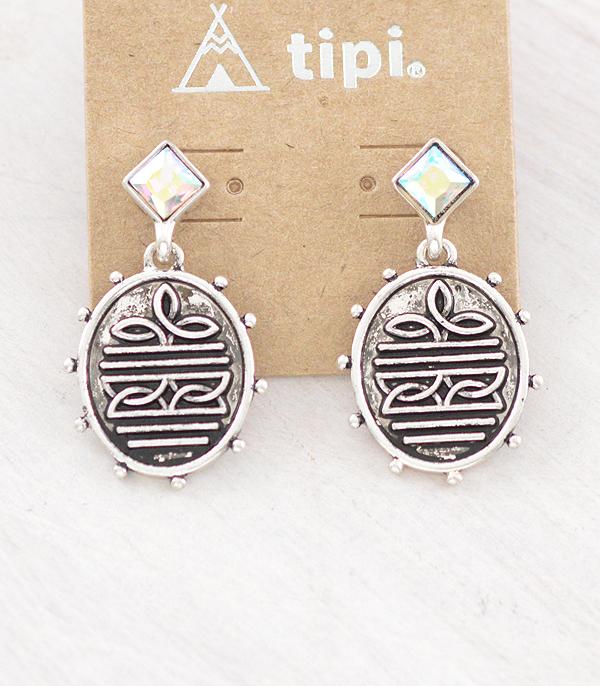 New Arrival :: Wholesale Western Boot Stitch Earrings